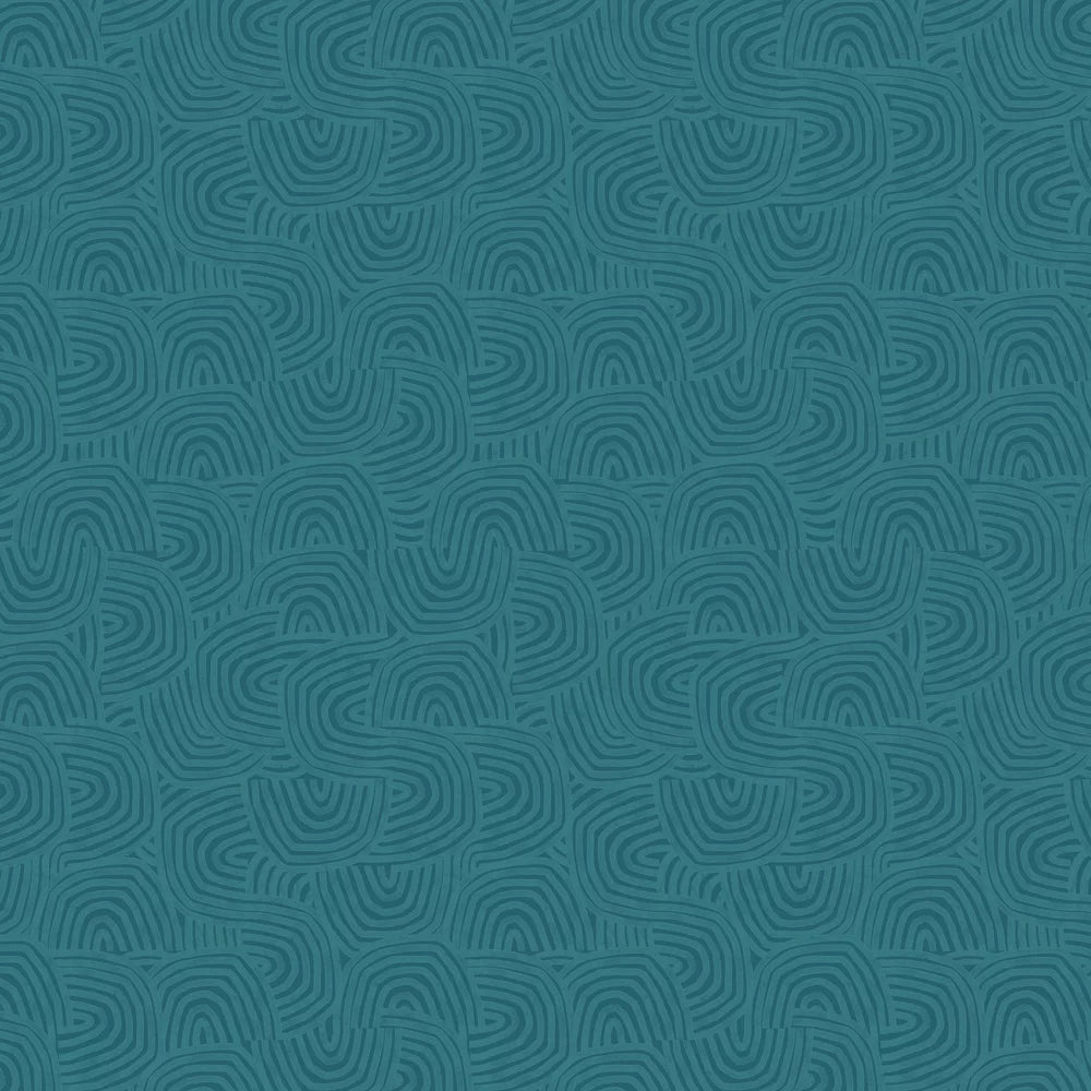 Venation Wallpaper - Teal - Ohpopsi - GHS50127W - Premier Wallcovering
