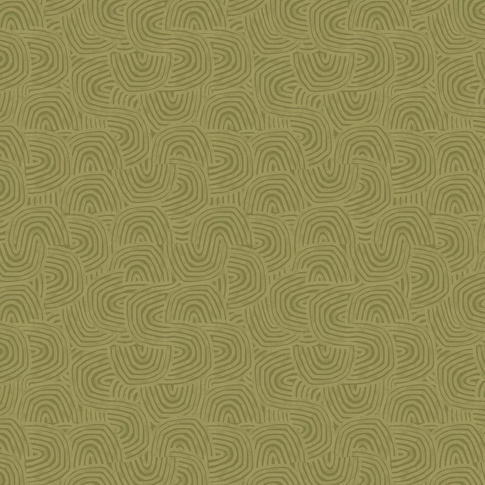 Venation Wallpaper - Olive - Ohpopsi - GHS50130W - Premier Wallcovering