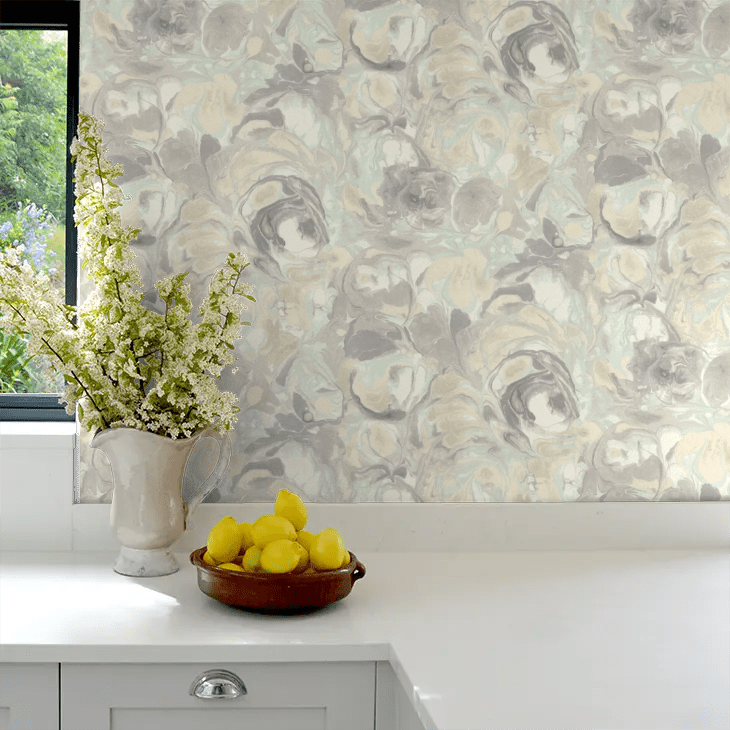 Venetian Wallpaper - Linen Swirl - Ohpopsi - GRA50122W - Premier Wallcovering