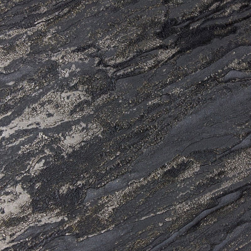 Venezia Marble Metallic Wallpaper - Black - Muriva - M66329 - Premier Wallcovering