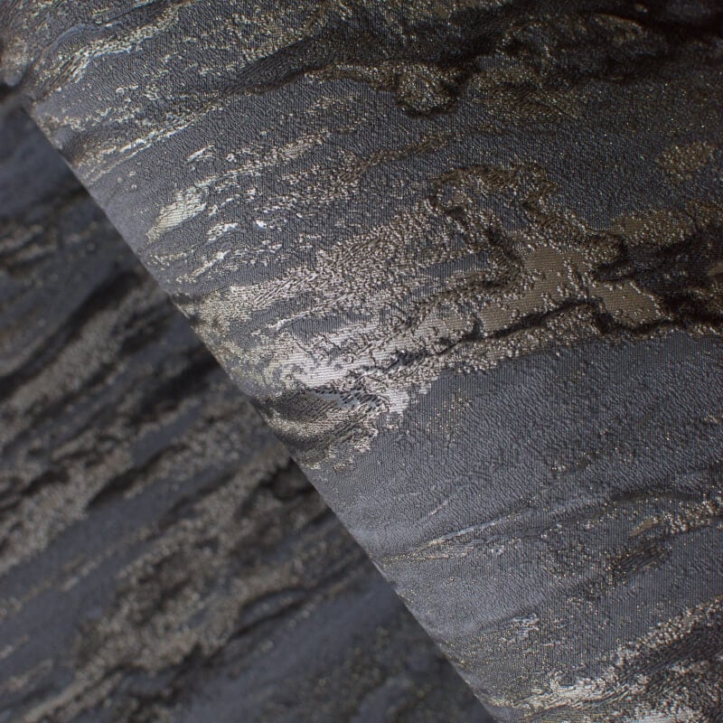 Venezia Marble Metallic Wallpaper - Black - Muriva - M66329 - Premier Wallcovering