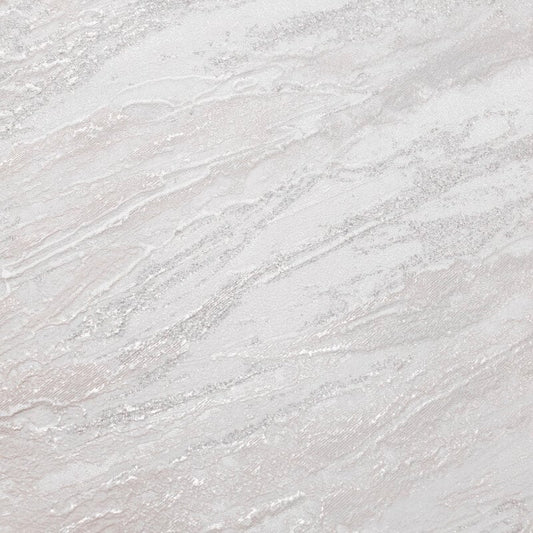 Venezia Marble Metallic Wallpaper - White - Muriva - M66300 - Premier Wallcovering