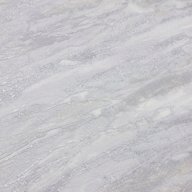 Venezia Marble Metallic Wallpaper - Light Grey - Muriva - M66309 - Premier Wallcovering