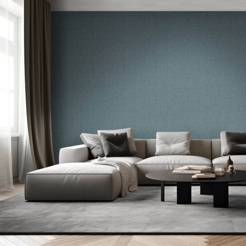 Venezia Texture Metallic Wallpaper - Blue - Muriva - M67301 - Premier Wallcovering