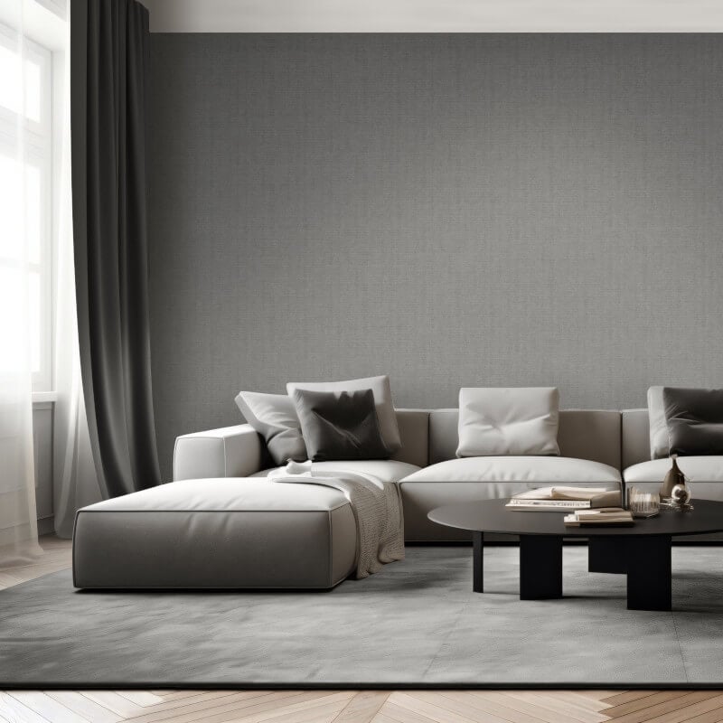 Venezia Texture Metallic Wallpaper - Grey - Muriva - M67319 - Premier Wallcovering