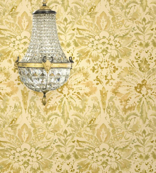 Venezia Wallpaper - Golden - Madeaux - W2800 - 02 - Premier Wallcovering