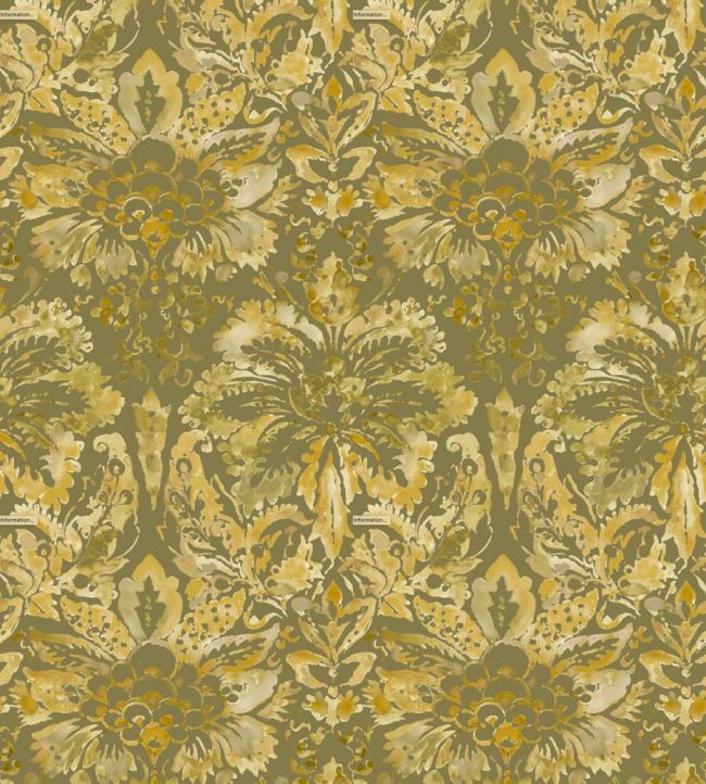 Venezia Wallpaper - Olive - Madeaux - W2800 - 06 - Premier Wallcovering