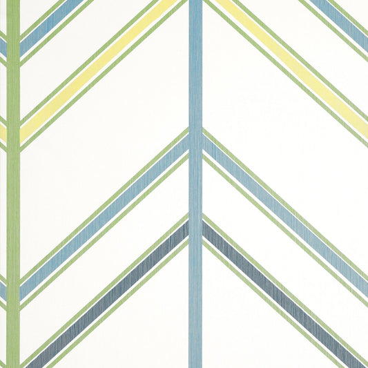 Ventura Wallpaper - Blue & Green - Thibaut - T14354 - Premier Wallcovering