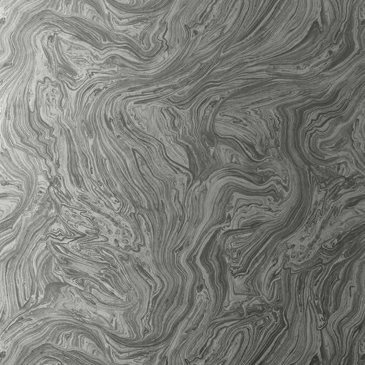 Venus Mylar Wallpaper - Metallic Silver - Thibaut - T85071 - Premier Wallcovering