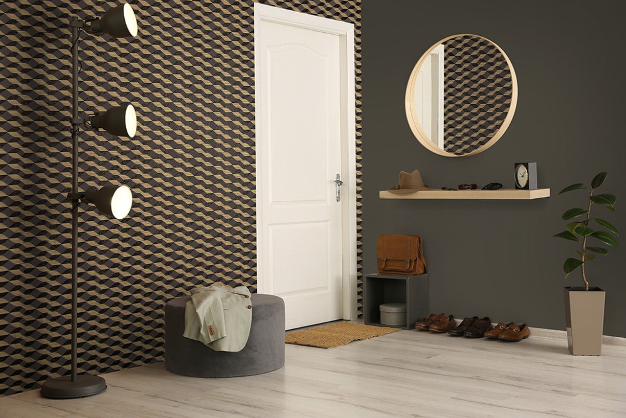 Venus Universe Wallpaper - Umber Brown - Hohenberger - 51210 - Premier Wallcovering