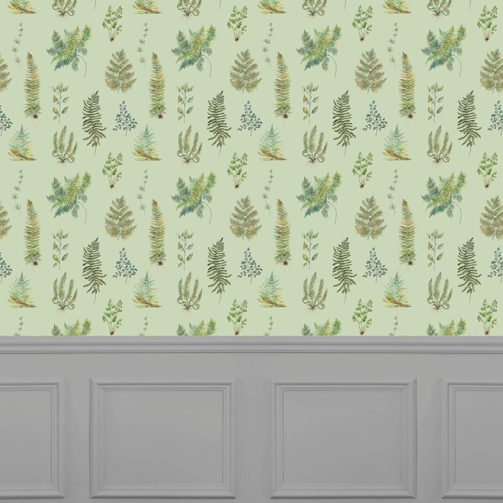 Verbena Wallpaper - Sage - Voyage Maison - VERBENA/WPO/SAG - Premier Wallcovering
