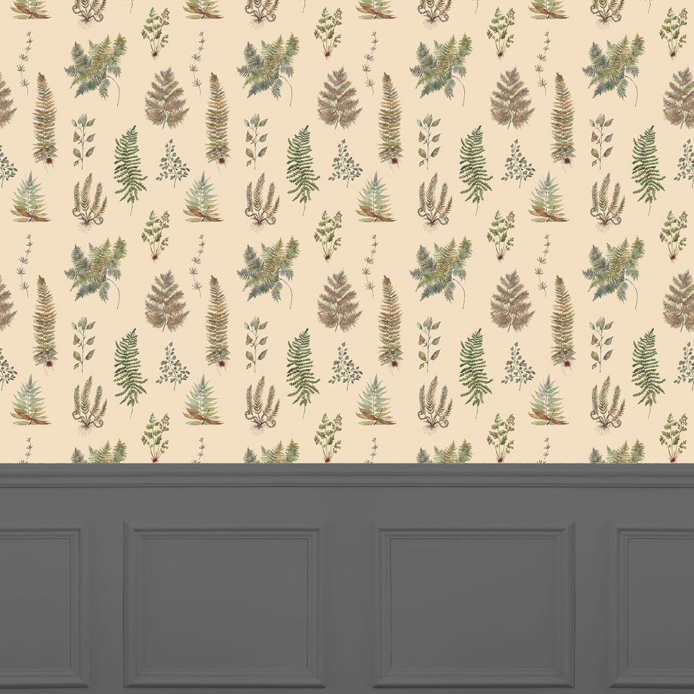 Verbena Wallpaper - Mulberry - Voyage Maison - VERBENA/WPO/MUL - Premier Wallcovering