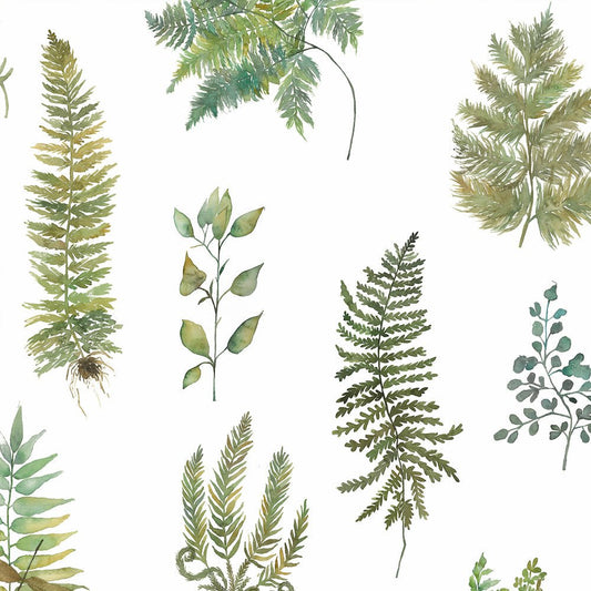 Verbena Wallpaper - Linen - Voyage Maison - VERBENA/WPO/LIN - Premier Wallcovering