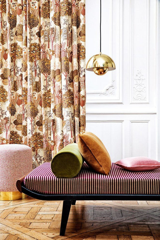 Verdrel Fabric - Indigo - Manuel Canovas - M4048-01 - Premier Wallcovering