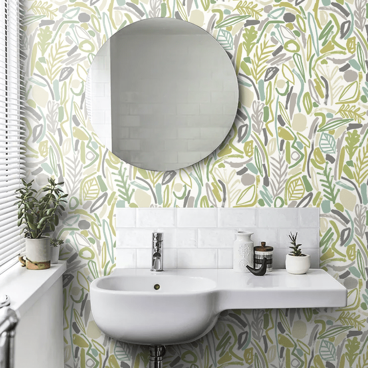 Verdure Wallpaper - Forest - Ohpopsi - GHS50146W - Premier Wallcovering