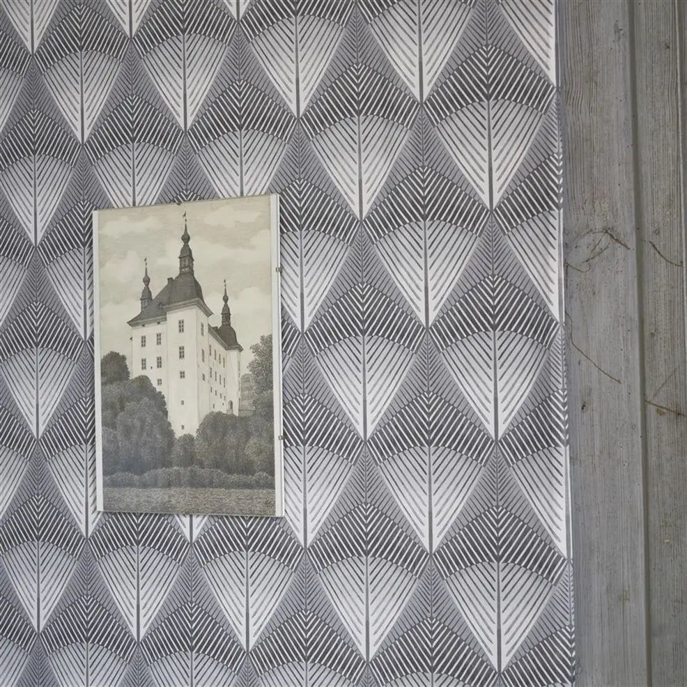 Veren Wallpaper - Graphite - Designers Guild - PDG1032/02 - Premier Wallcovering