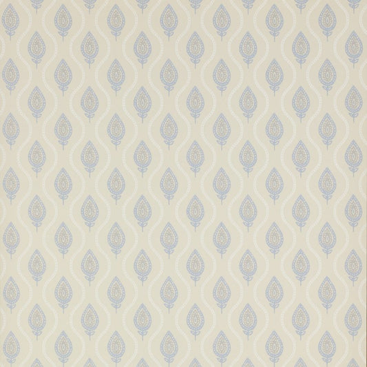 Verity Wallpaper - Blue/Cream - Colefax & Fowler - 07138/07 - Premier Wallcovering