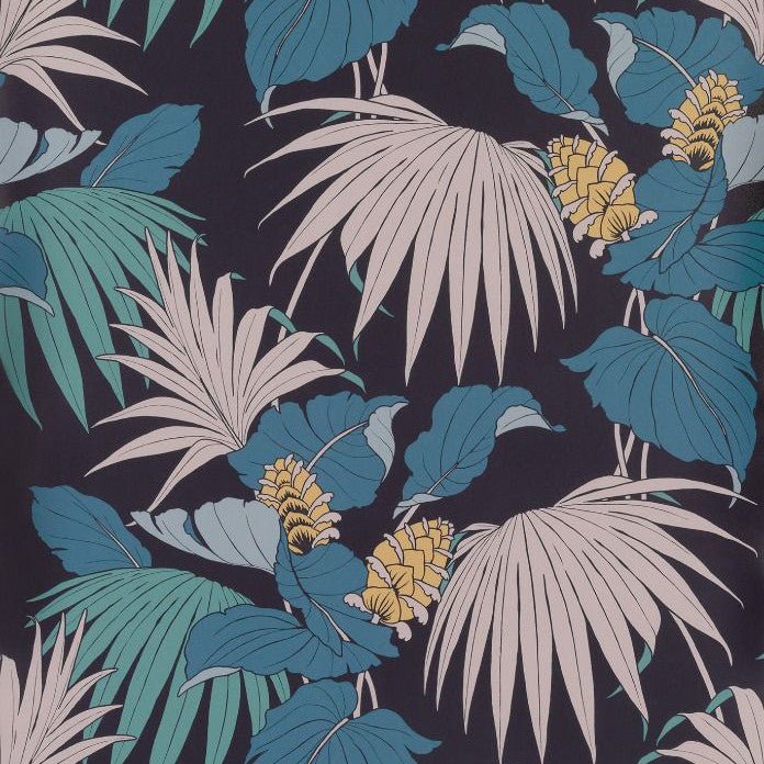Vernazza Wallpaper - Dark Blue - Osborne & Little - W7217-01 - Premier Wallcovering
