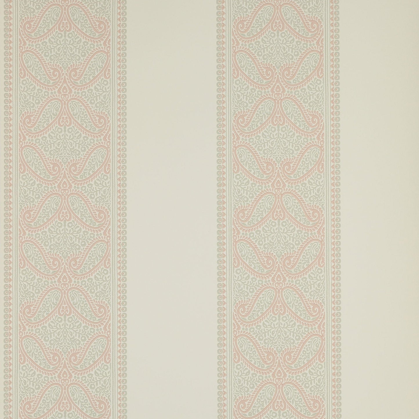 Verney Stripe Wallpaper - Pink - Colefax & Fowler - 07186 - 03 - Premier Wallcovering