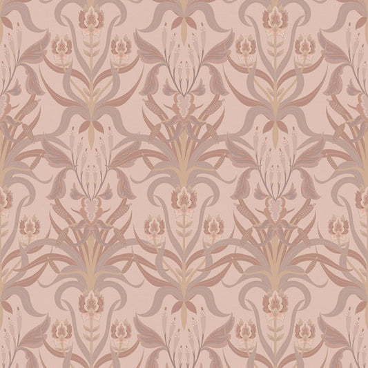 Versailles Wallpaper - Shades of Rose and Gold - LAN100160 - Lucie Annabel - Premier Wallcovering