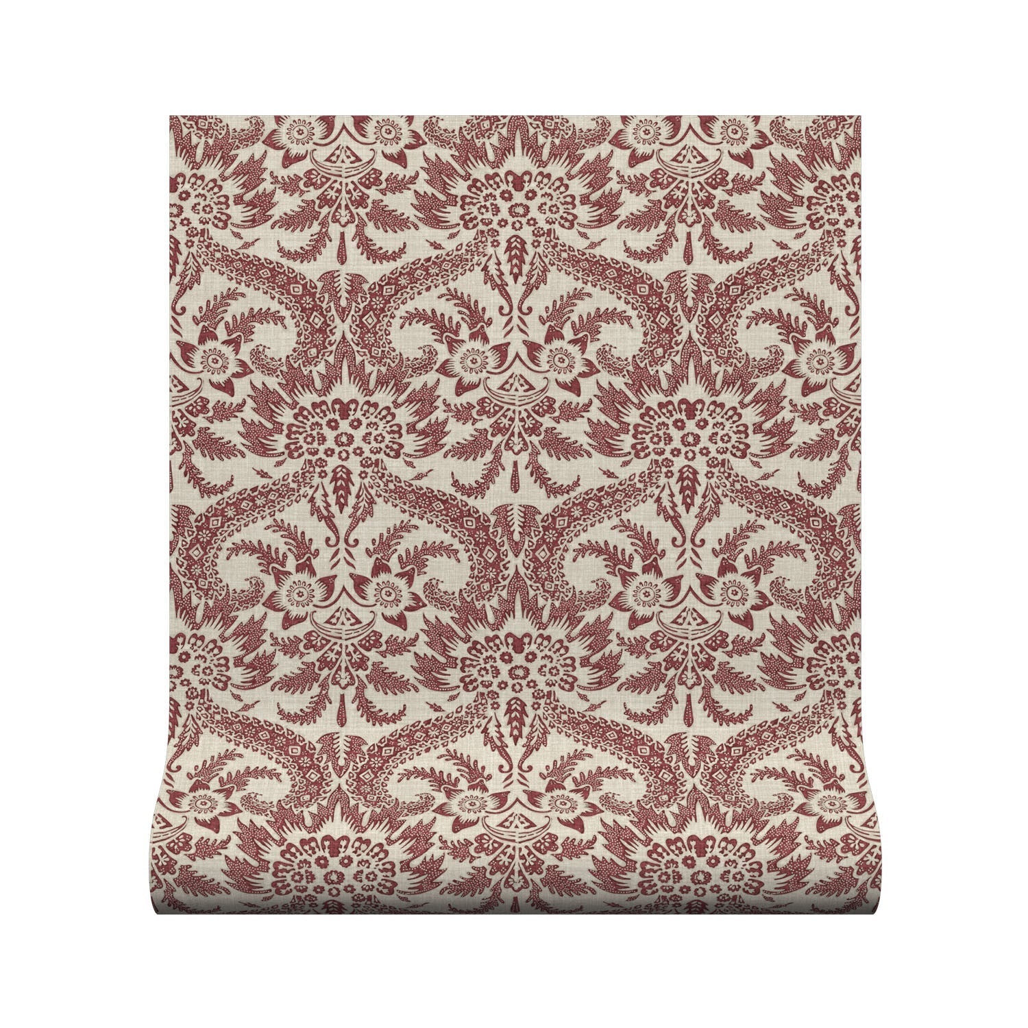 Versailles Wallpaper - Red - Warner House - Premier Wallcovering