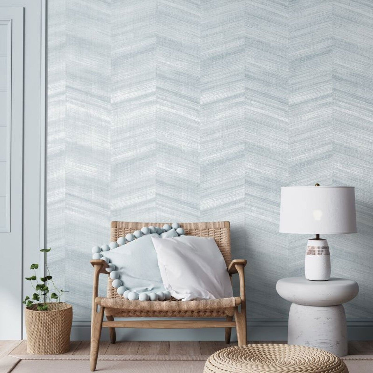 Vetro Salt Allspice Wallpaper - Blue - Hohenberger - 81323 - Premier Wallcovering