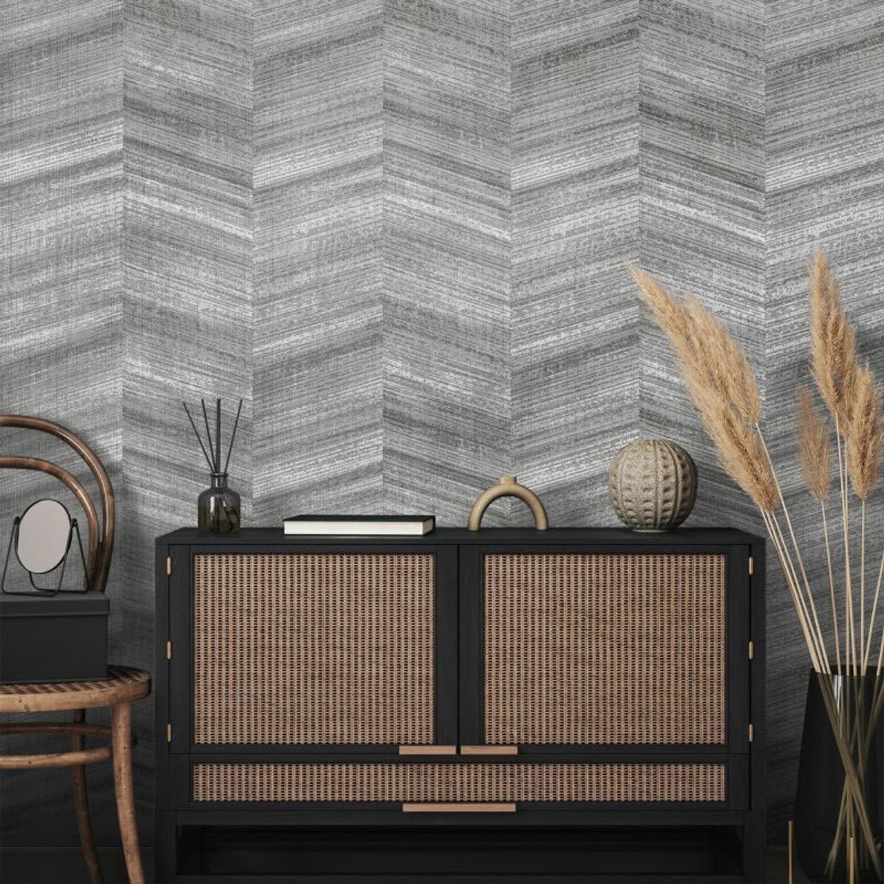 Vetro Salt Allspice Wallpaper - Black Cumin - Hohenberger - 81327 - Premier Wallcovering