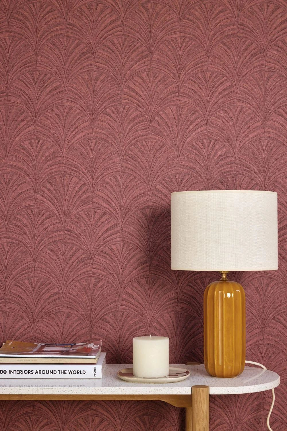 Vibration Wallpaper - Grenade - Caselio - 107038841 - Premier Wallcovering