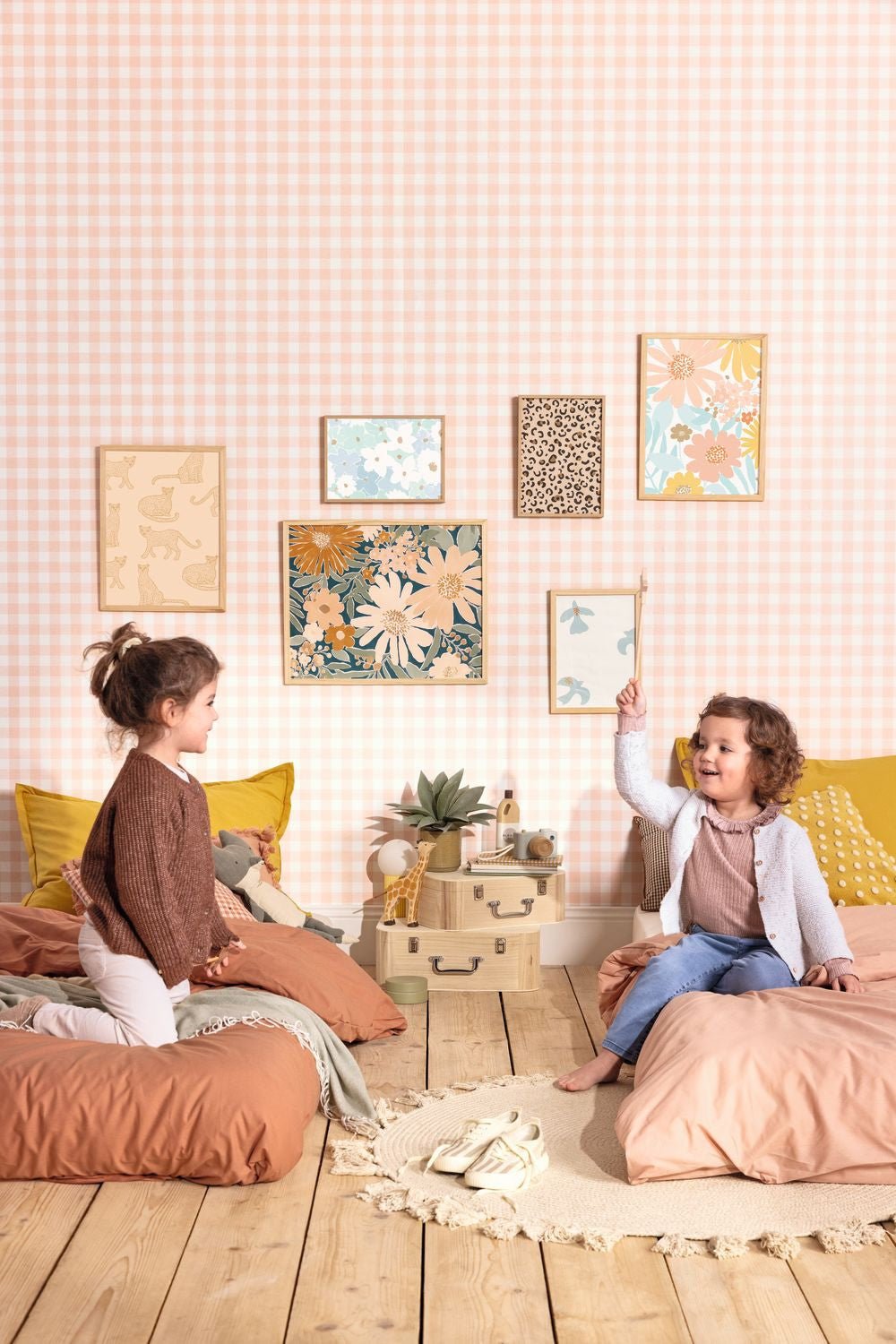 Victoria Wallpaper - Rose Layette - Caselio - 104420435 - Premier Wallcovering