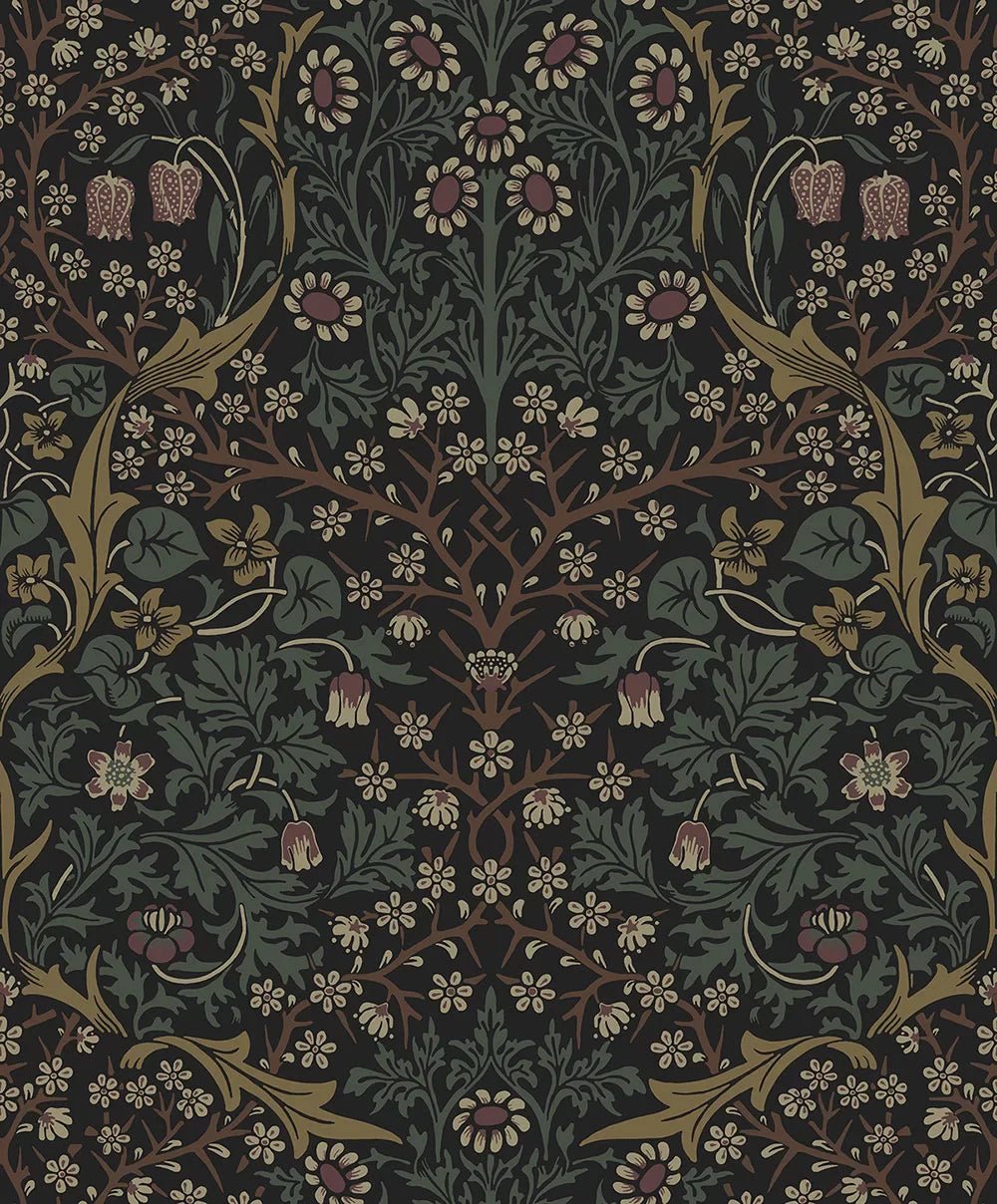 Victorian Garden Wallpaper - Blacksmith & Cliffside - NextWall - NW44516 - Premier Wallcovering
