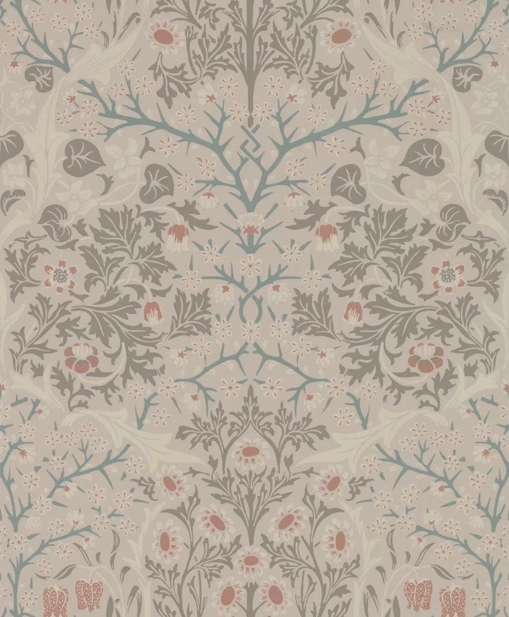 Victorian Garden Wallpaper - Taupe - NextWall - NW44506 - Premier Wallcovering