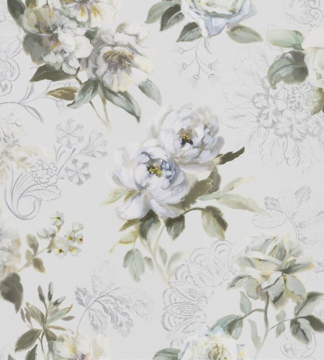 Victorine Wallpaper - Cloud - PDG1051/02 - Designers Guild - Premier Wallcovering