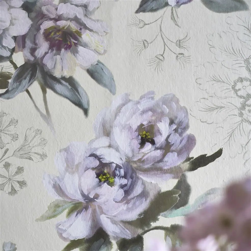Victorine Wallpaper - Vanilla - Designers Guild - PDG1051/01 - Premier Wallcovering