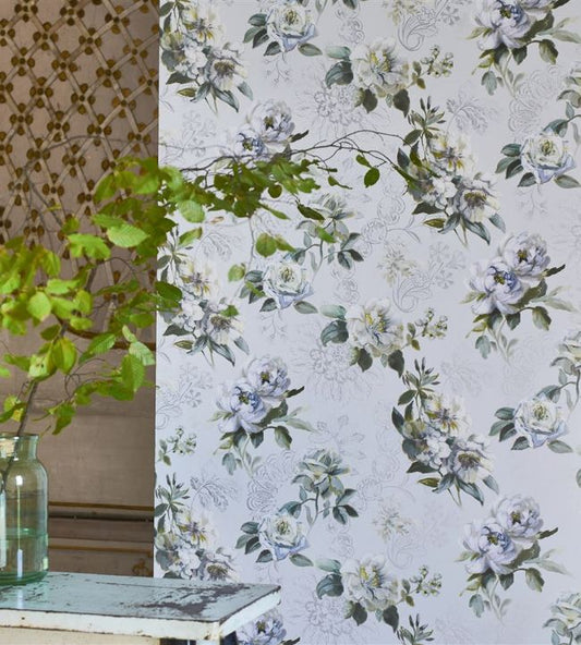 Victorine Wallpaper - Vanilla - PDG1051/01 - Designers Guild - Premier Wallcovering