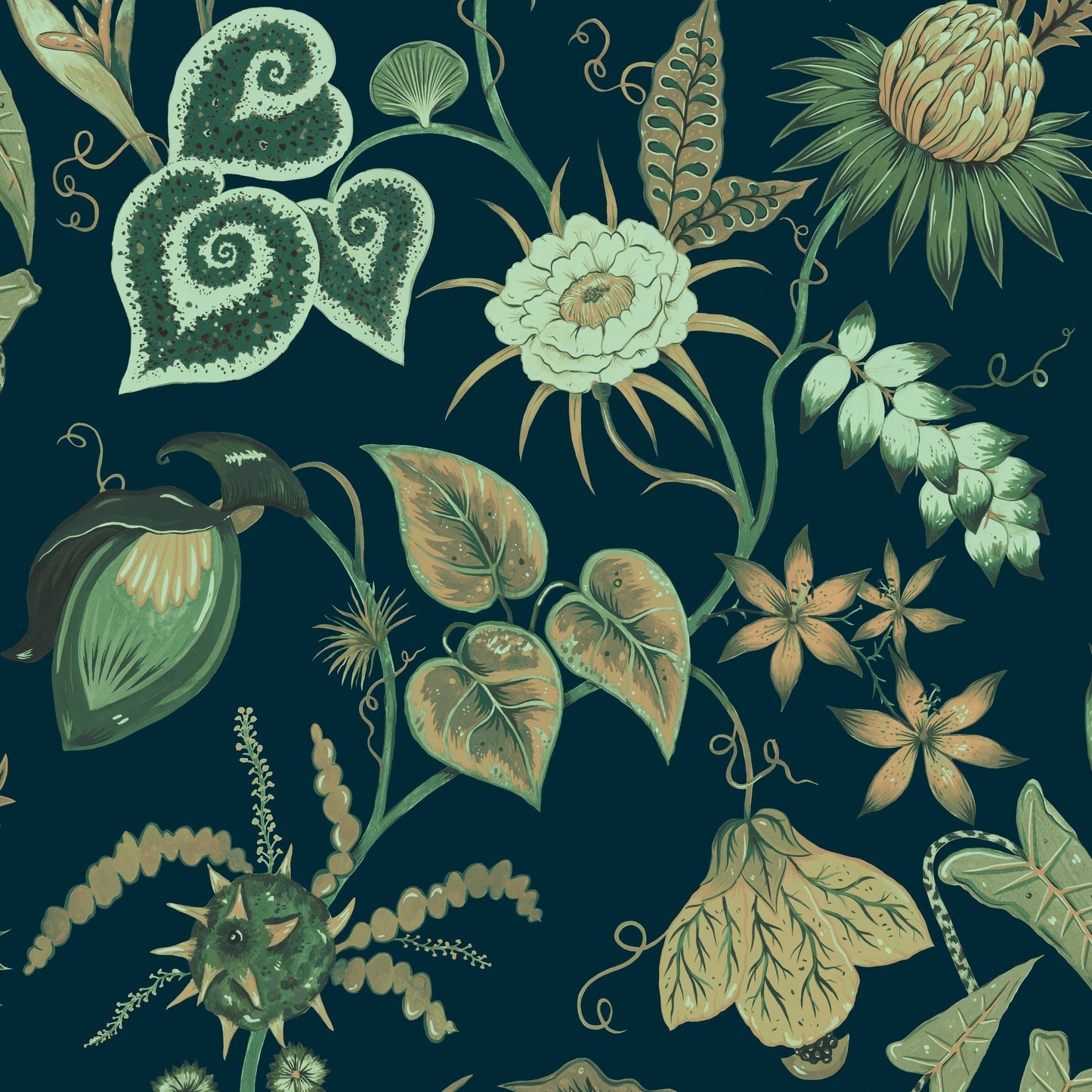 Vida Wallpaper - Azurite-Blue - Wear The Walls - VIAB807670 - Premier Wallcovering