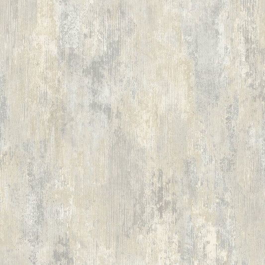 Vincenzo Distressed Texture Metallic Wallpaper - Neutral - Grandeco - 191301 - Premier Wallcovering