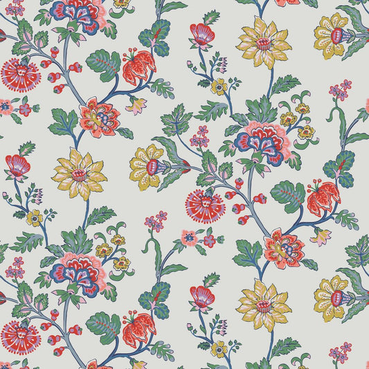 Vine Cottage Floral Wallpaper - Cream - Joules - 120877 - Premier Wallcovering