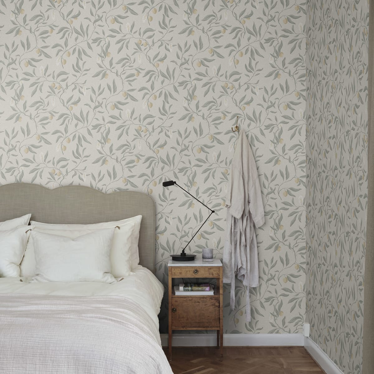 Vinnie Wallpaper - Sage Green - Sandberg - S10191 - Premier Wallcovering