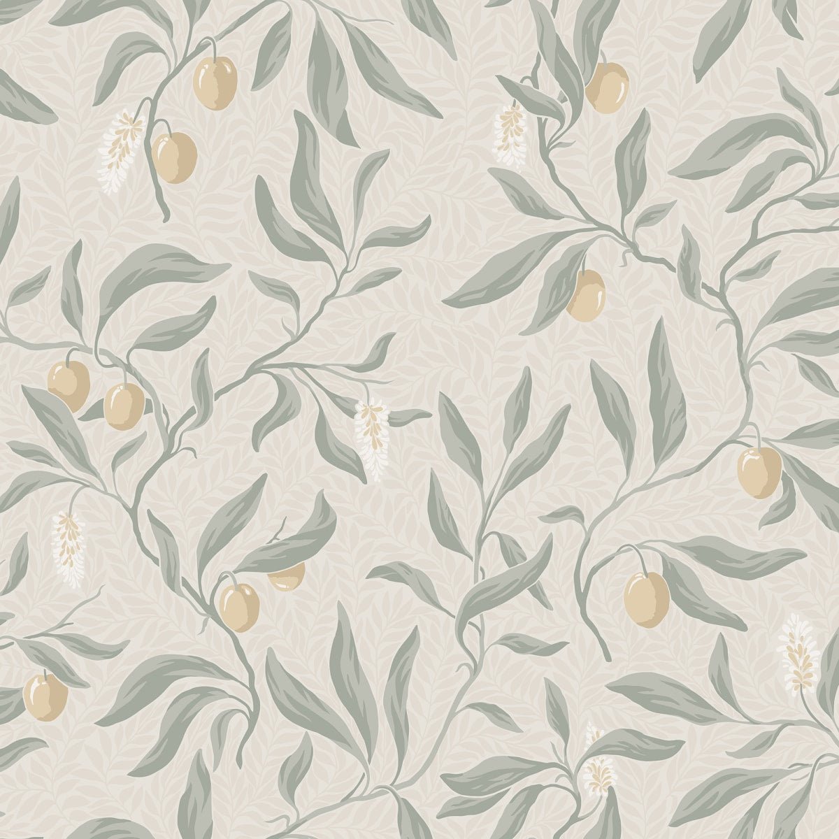 Vinnie Wallpaper - Sage Green - Sandberg - S10191 - Premier Wallcovering