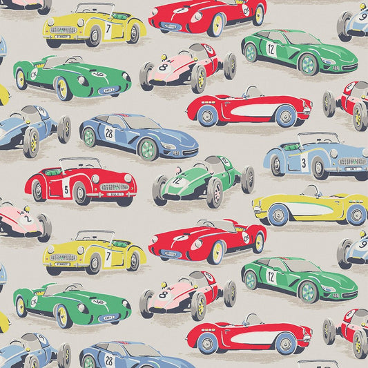 Vintage Cars Wallpaper - Multi - 125535 - Cath Kidston - Premier Wallcovering