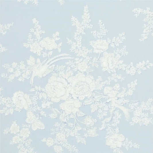 Vintage Dauphine Wallpaper - Sky - Ralph Lauren - PRL028/04 - Premier Wallcovering