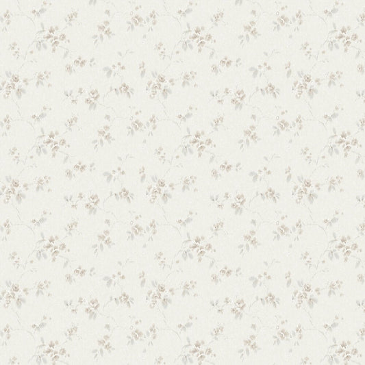 Vintage Rose Wallpaper - Neutral - Boråstapeter - 4258 - Premier Wallcovering