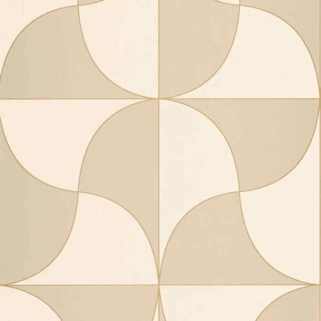 Virevolte Alchimie Wallpaper - Beige Ficelle - Casadeco - 89931622 - Premier Wallcovering