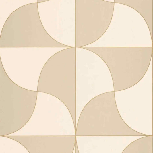 Virevolte Alchimie Wallpaper - Beige Ficelle - Casadeco - 89931622 - Premier Wallcovering