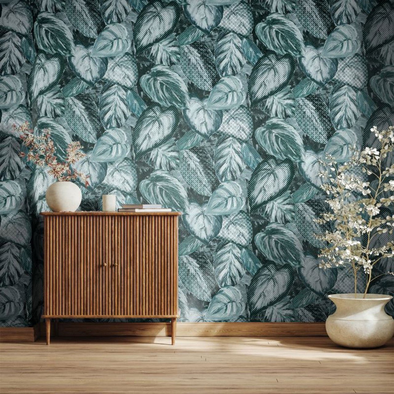 Vita Pepper Wallpaper - Spirulina - Hohenberger - 81345 - Premier Wallcovering