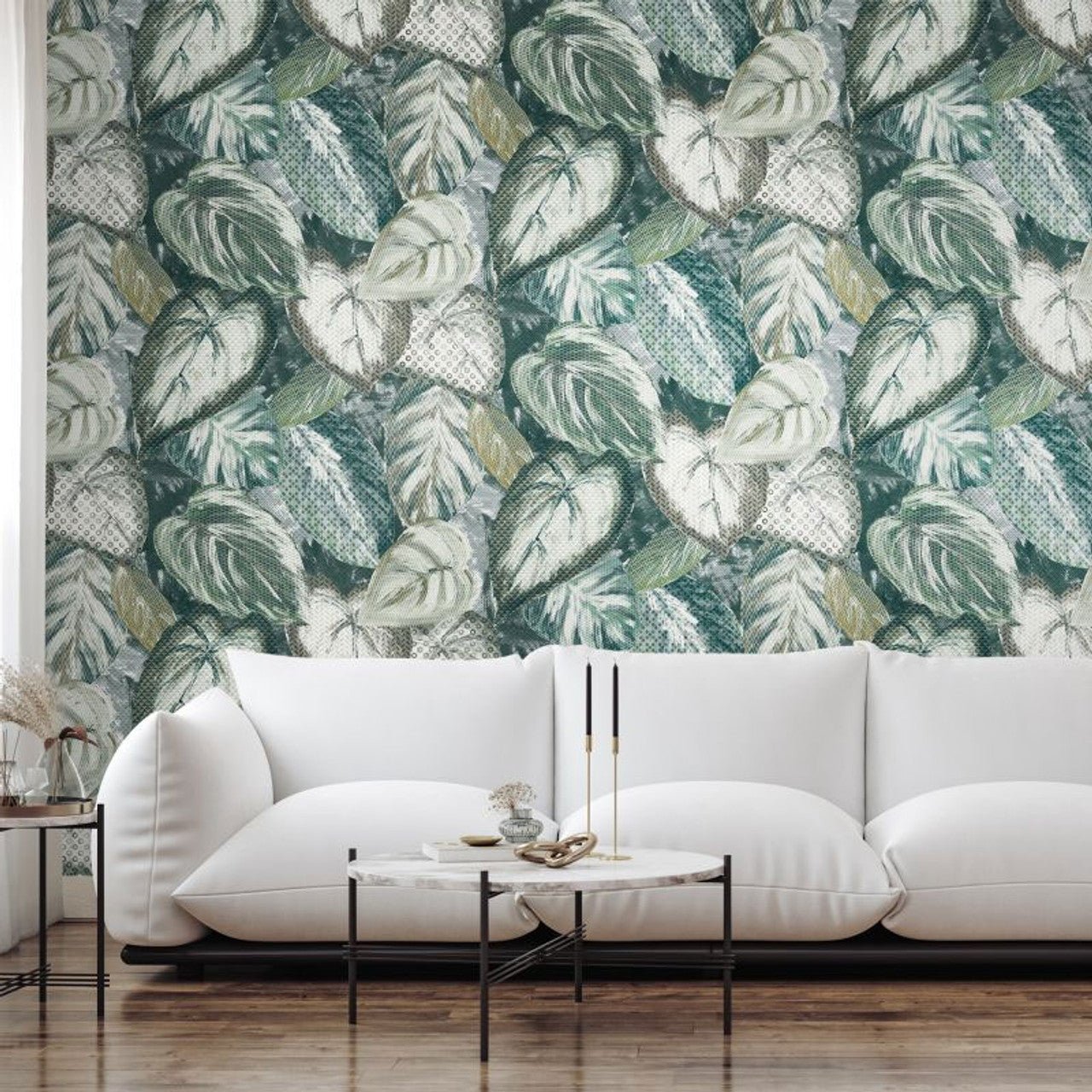 Vita Pepper Wallpaper - Green Pepper - Hohenberger - 81344 - Premier Wallcovering