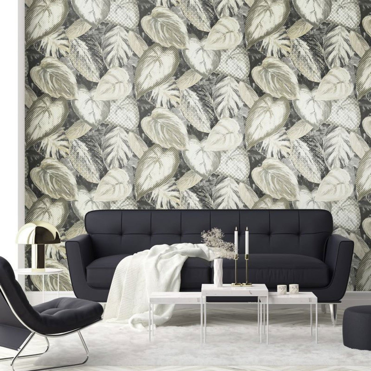 Vita Pepper Wallpaper - Mustard - Hohenberger - 81343 - Premier Wallcovering