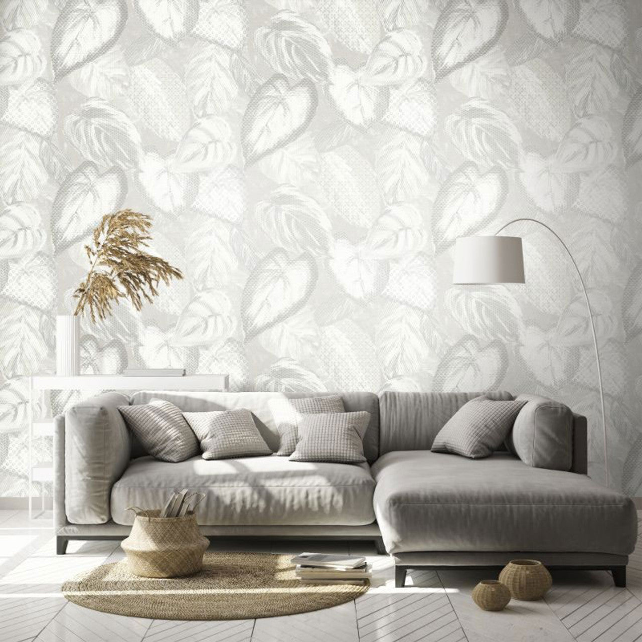 Vita Pepper Wallpaper - Sea Salt - Hohenberger - 81347 - Premier Wallcovering