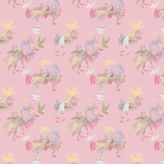 Volieres Wallpaper - Confetti - Little Greene - 0263VOCONFE - Premier Wallcovering