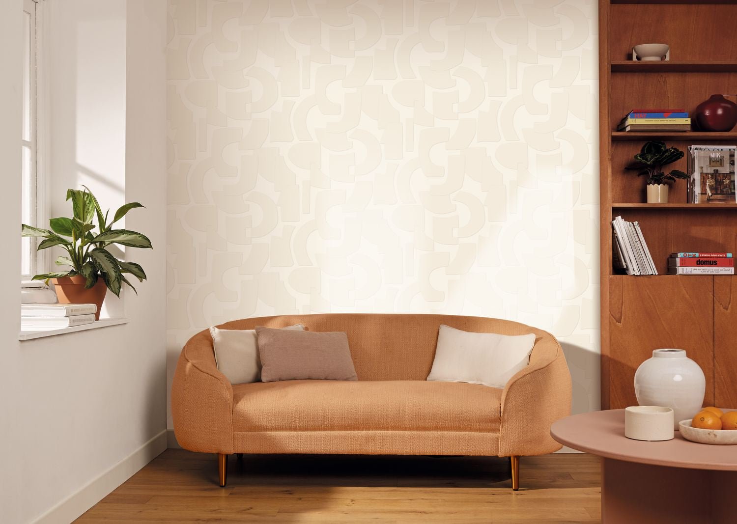 Volume Wallpaper - Craie - Caselio - 106050005 - Premier Wallcovering